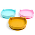 Best Seller Silicone Suction Plates for Babies and Toddlers 100% Food Grade Silicone Cat Shape Plate for Wholesale MegaBDM