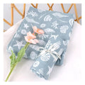 Kangobaby Unisex Baby Swaddle Blanket Cotton Receiving Blanket Print Baby Cribs Sheets Muslin Baby Blanket