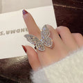 Exaggerated Popular Full Opening Ring Hollow Out Ring for Women