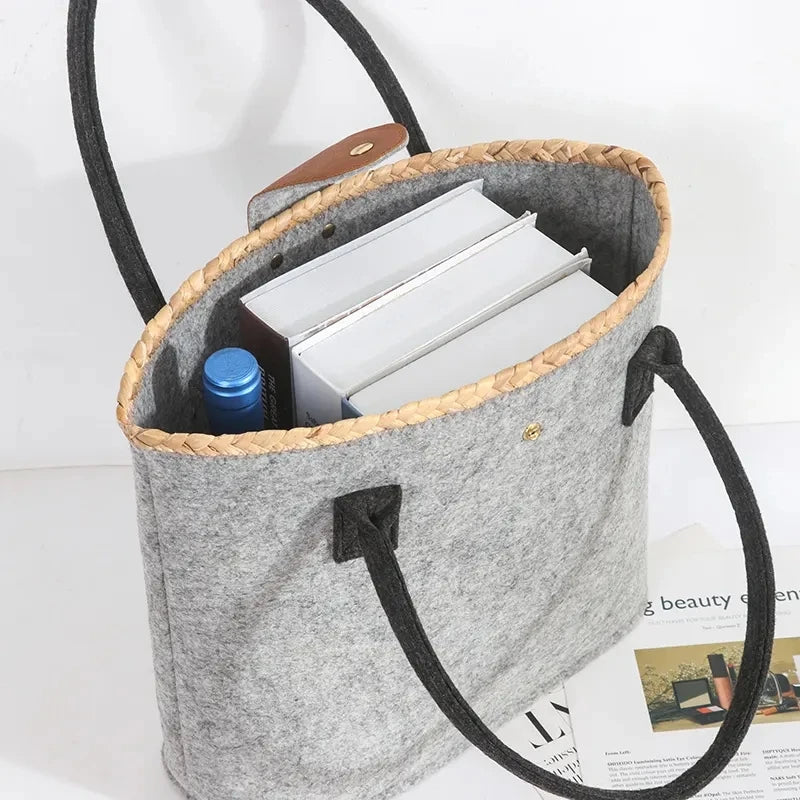 Felt Bag Mini Bag 2023 New Trendy Female Girls Small Shoulder Lady Bag Purses and Handbags