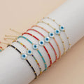 Go2boho Friendship Bracelets for Women Shell Evil Eyes Accessories Miyuki Delica Bead Handmade Dainity Jewelry