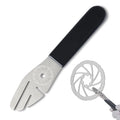 Brake Rotor Alignment Tool Stainless Steel Bike Disc Flattening Calibration Wrench Repair Tool Professional Bicycle Tools