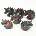Huiying 50*45*20mm Gemstone Animals Carving Horse for Gift Sculpture with African Blood Stone