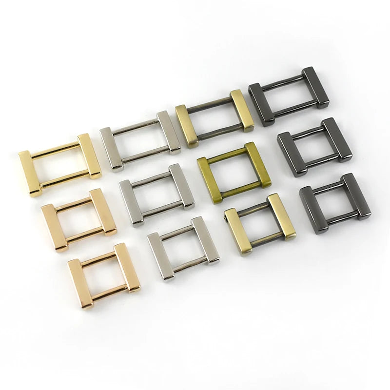Meetee BK074 13/16/20mm Movable I-shaped Buckle Bag Accessories Detachable Screw Square Connection Buckle