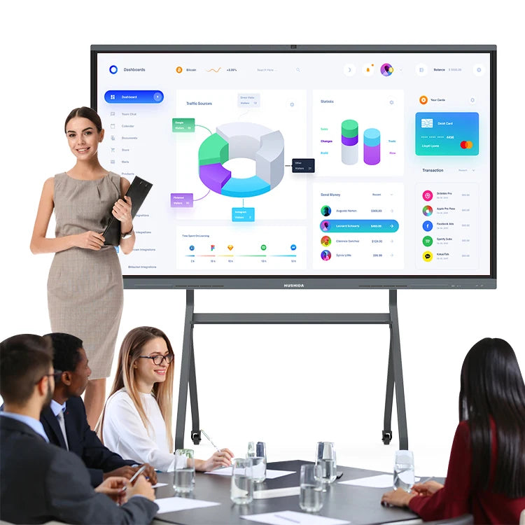 Interactive White Board Touch Display Screen All in One Computer for Multimedia Conference Room
