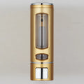 400ml Gold champagne Soap Dispenser Hand-pressed Soap Dispenser Wall Mounted Shower Gel Shampoo Bottle