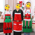 New Products Creative Funny Adult Cooking Apron Funny Pattern Decorations Christmas Apron