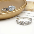 Wholesale Fine Jewelry Genuine 925 Silver Ring Wedding Engagement Rings for Women