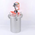 15 Liter Paint Pressure Feed Tank With PT-871 Colourful Air Spray Gun and Fluid Hose Assembly Paint Sprayer High Pressure Pot