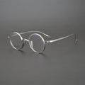 Japan John Lennon Pure Titanium Small Round Frame Republic China Style Retro Glasses Ultra Light Small Face Spectacle Frame H011