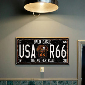 Wholesale Embossed Decorative License Plate Hot Sale Custom Vintage Tin Sign