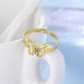 Factory Newest Butterfly Stainless Steel Ring Creative Personality Couple Rings Hollow Butterfly Rings for Women Men Gift