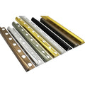 Customized Modern Ceramic Tile Accessories Aluminium Extrusion Profiles Tile Trim Corners Edge Decoration Metal Shape Tile Trim