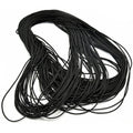 High Quality Black With White Reflective Elastic Cord 2.5 mm High Strength Elastic Cords Rope for Garment Bags Shoes MegaBDM
