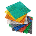 Modular Removable Interlocking Rubber Floor Tiles With Drain Holes Non-slip Garage Floor Tile for Bathroom Swimming Pool