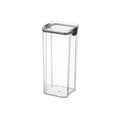 Different Capacity 460/1800ML Clear Square Sealed Cans Airtight Kitchen Transparent Food Container Storage Box Plastic With Lids