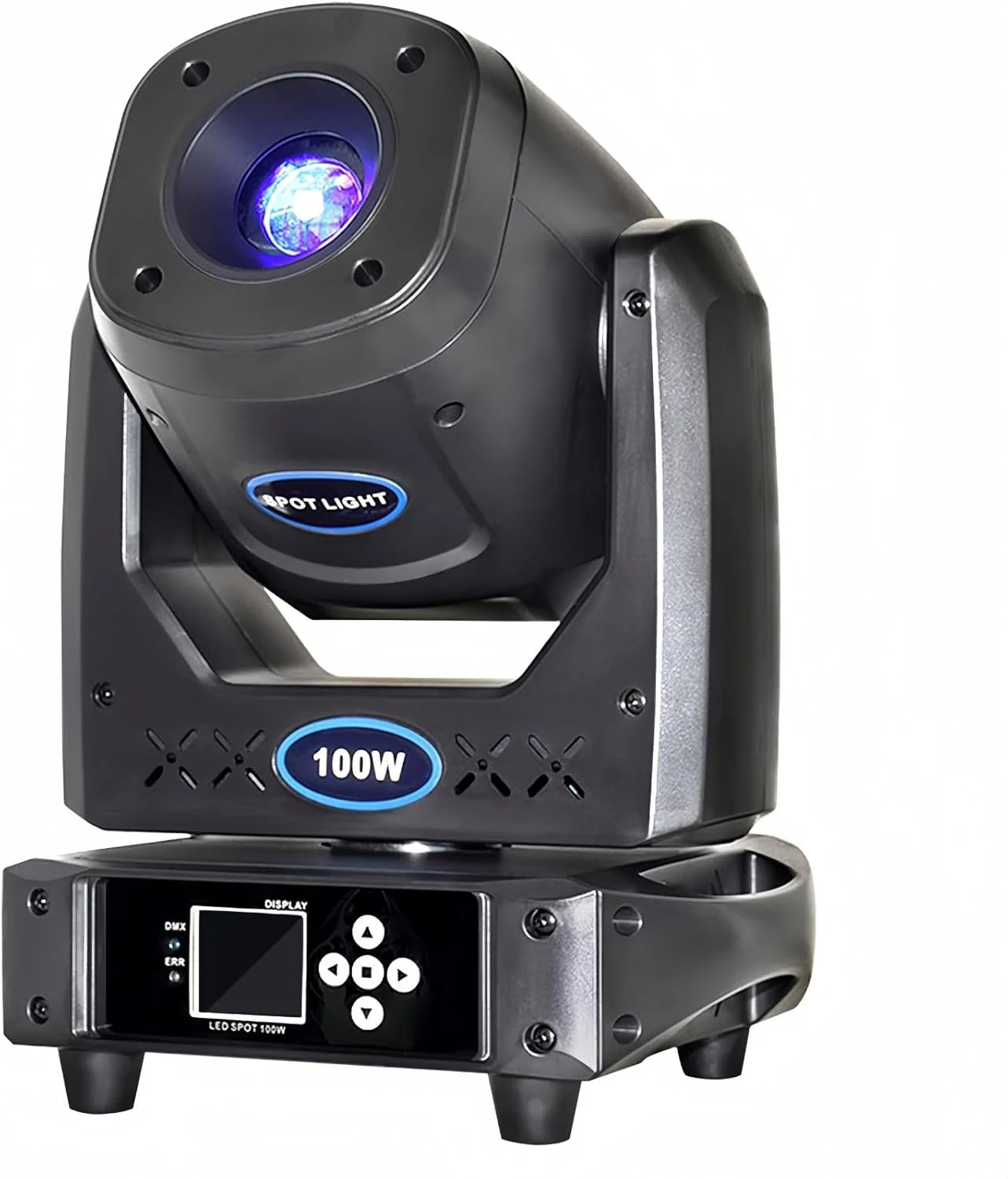 Professional 100W DMX Mini Gobo Projector LED Moving Head Stage Light Disco DJ Party Equipment with Projection Lights