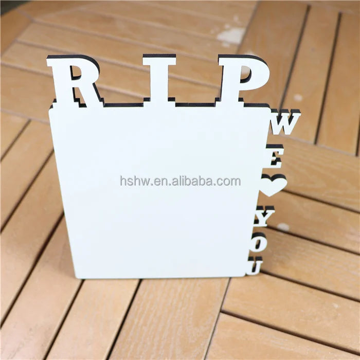 MDFSUB 2023 Wholesale Custom Wooden Printing Picture Panels Sublimation MDF Blank RIP Photo Frames 150x180mm Home Office Hotel