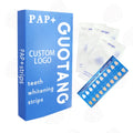 Wholesale Private Label Strong Sticky Non Peroxide Transparent White Pap Teeth Whitening Strips