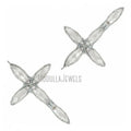 PM35907 Soldered Jewelry Clear Glass Crystal Cross Crucifix Pendant DIY Charms for Necklace Making Jesus Christian Wholesale