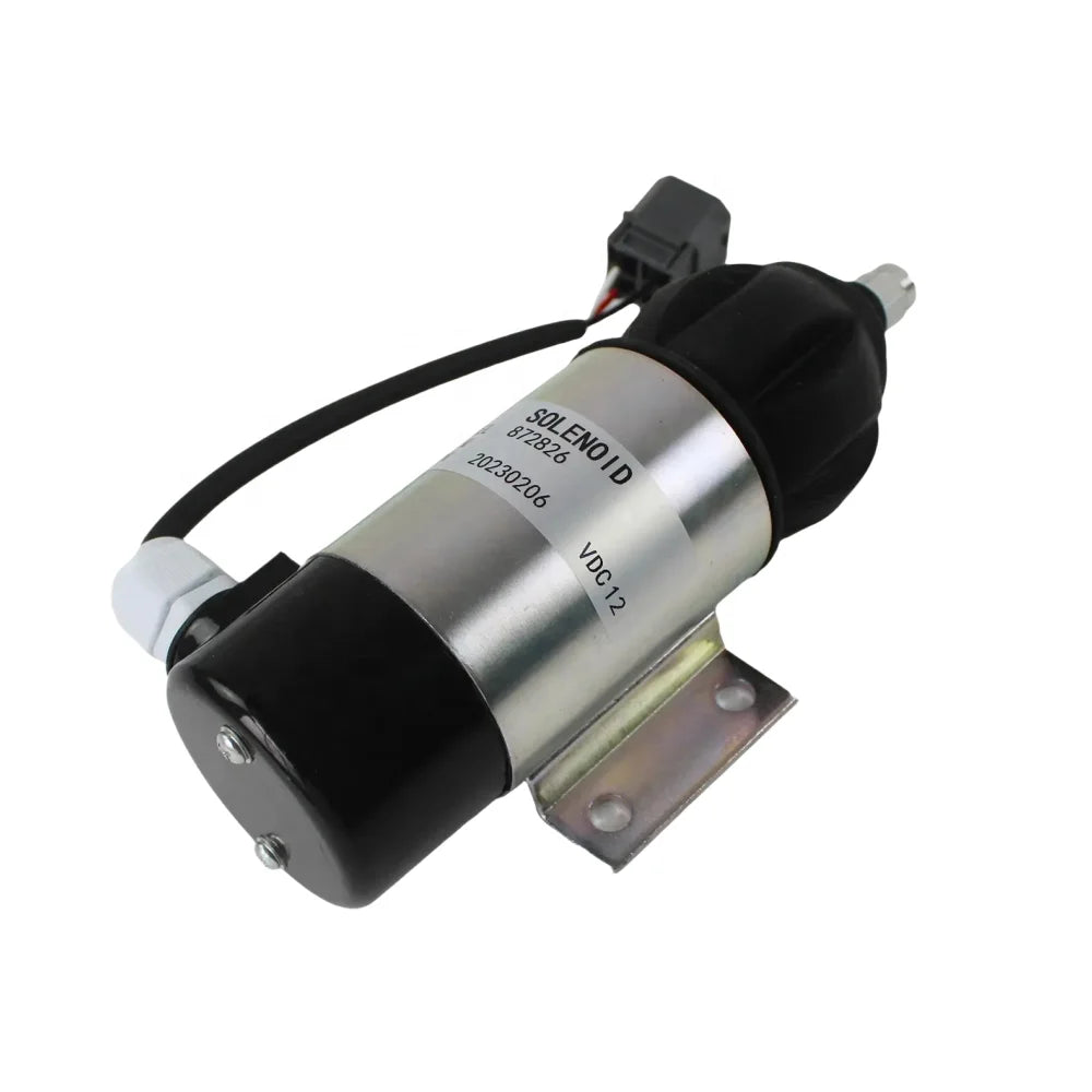 Construction Machinery Parts OE52318 Diesel Engine 873754 Flameout Solenoid Valve
