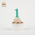 Custom Brand Wholesale Metallic Macaron Color 0-9 Birthday Cake Number Candles Handmade for Easter New Year Bars Home Decoration