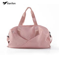 Custom logo Sports Bag Dry and Wet Separation Gymnastics Duffel Bag Pink Blue Black Yoga Dance Shoes Storage Bag