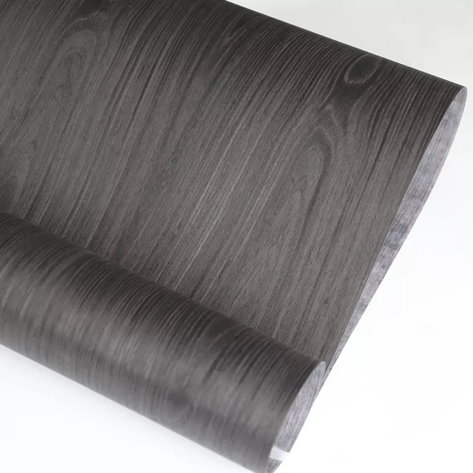 Greenland DIY Furniture Material Traditional Sliced Cut Black Oak Wood Veneer Flooring Hotel Use Bedroom Chair Cladding Face