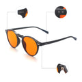 New Design Fashion Optical Factory Direct Women Men Yellow Orangered Lens Eyeglasses Blue Light Blocking TR90 Frames Glasses