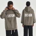 Manufacturer's High Quality 100% Cotton Pullover Hoodie Custom Logo Oversized Heavyweight 3D for Puff Print Embroidered Spring