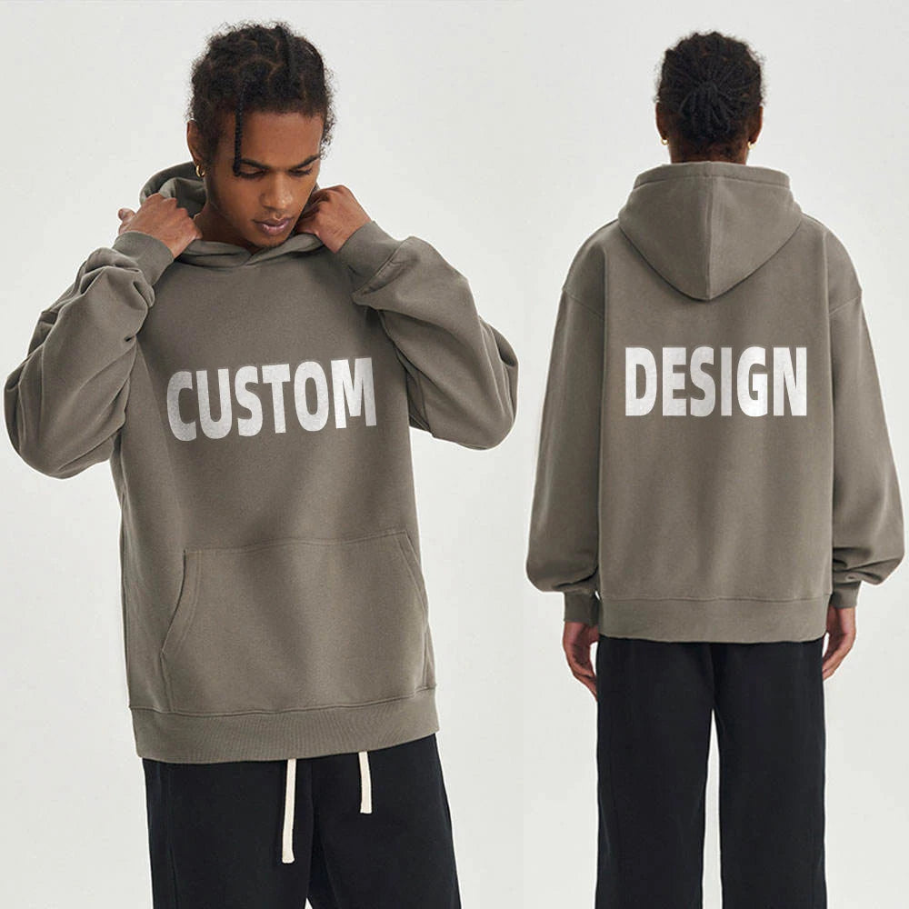 Manufacturer's High Quality 100% Cotton Pullover Hoodie Custom Logo Oversized Heavyweight 3D for Puff Print Embroidered Spring