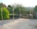 YL 50x50 mm square Stainless Railing Glass Railing System Post Balustrade