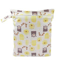 Polyester Nappies Bag Wet/Dry Storage Pouch Portable Waterproof Bags for Diaper Pockets 30x40cm