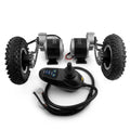 L-faster 24V Dual Drive 350W Electric Dolly Cart Lightweight Transport Wheelchair Conversion Kit With Joystick Controller