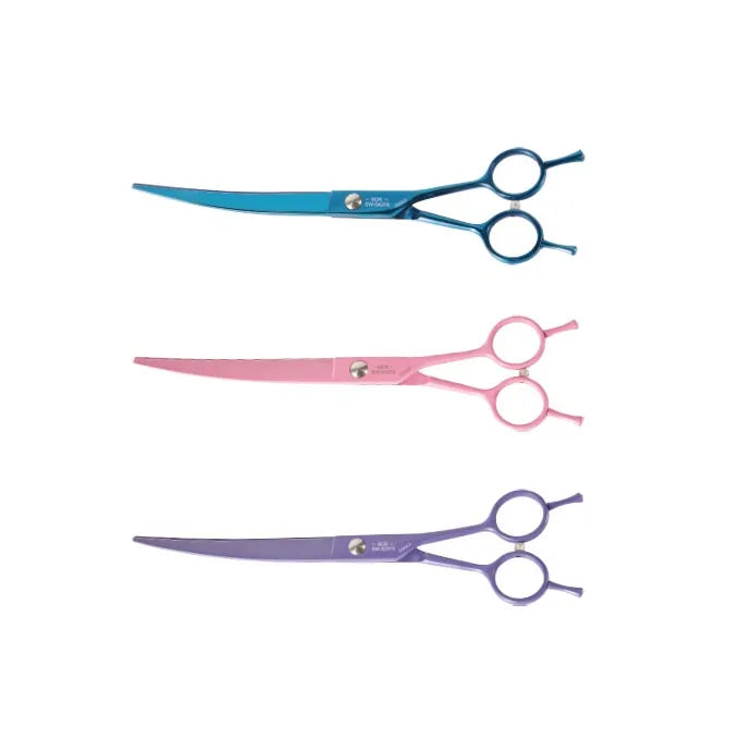 Stainless Steel Professional Hair Scissors Swan Professional Hair Cutting Scissors Dog Grooming Curved Scissor