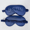 Hot Sell Custom Logo Label Silk Satin Soft Eye Mask with Sleeping