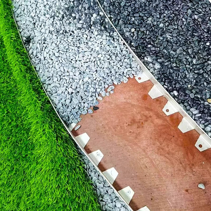 Easy Bending Stainless Steel Landscape Paver Edging for Garden Grass & Stone Ornamental Metal Paver Border