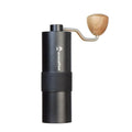 Wooden Grip Hot Sale Coffee Mill Space Aluminium Coffee Bean Grinder Stainless Steel Burr Core Adjustable Manual Coffee Grinder