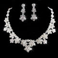 Original Shiny Diamond Bridal Necklace Jewelry Set Happiness Hot Chain Wedding Accessories Fine Jewelry Jewelry Sets