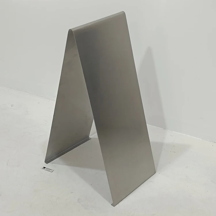 Custom Premium Stainless Steel Outdoor Street Advertising Sidewalk Metal a Frame Sign Board for Business