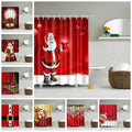 Modern Style Christmas Tree Shower Curtain 2023 Best Sale Water Proof Shower Curtains With Hooks
