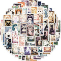 78pcs Tarot Cats Stickers for Kid Cartoon Magic Black Cat Stickers for Teens Astrology Divination Waterproof Vinyl Aesthetic