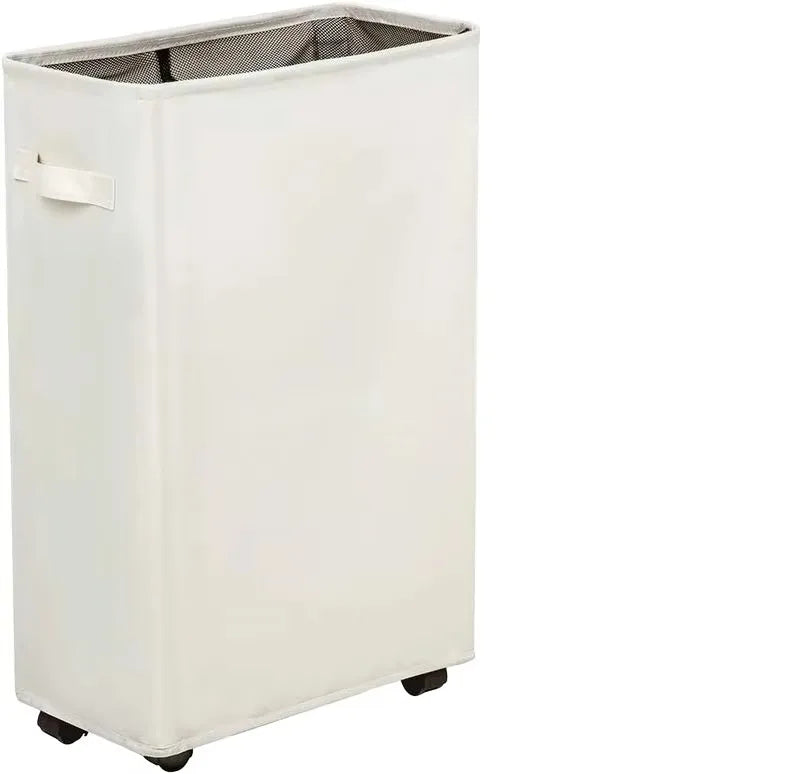 Polyester Collapsible Foldable Wheeled Drawstring Lid Customizable BSCI Certified Home Use ISO9001/OEKO Laundry Bag Basket