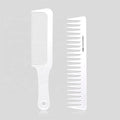 White Men's Oil Comb Salon Oil Head Comb Men Styling Texture Barber Comb