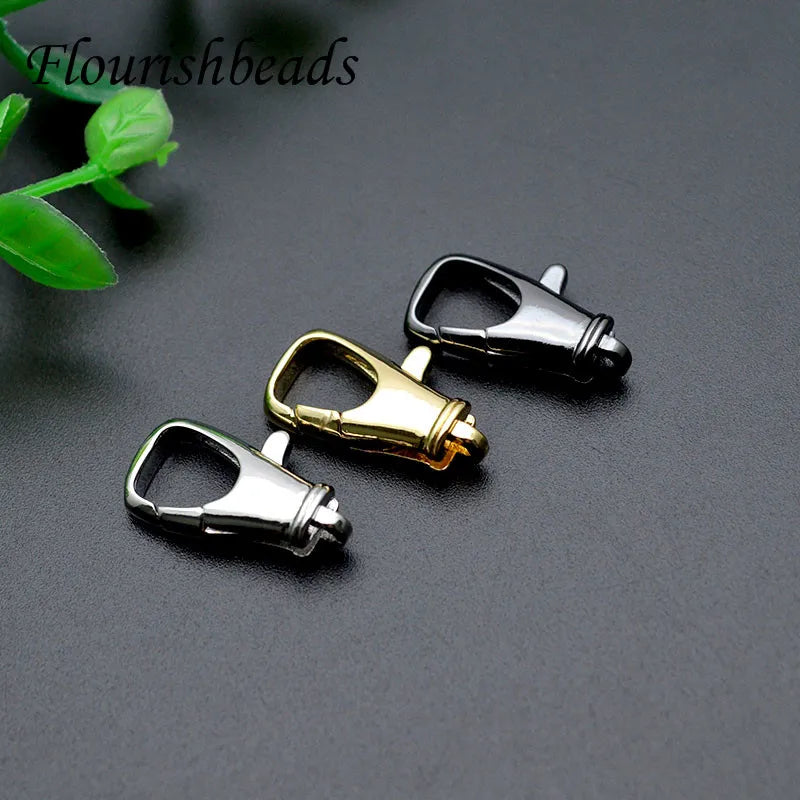 Unique Jewelry Silver Gold Plated Shining Surface Copper Lobster Clasp for Jewelry Making