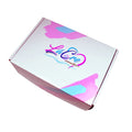 SENCAI  Pink Purple Color New Arrival Custom Corrugated Cosmetic Packaging Paper Box With Logo