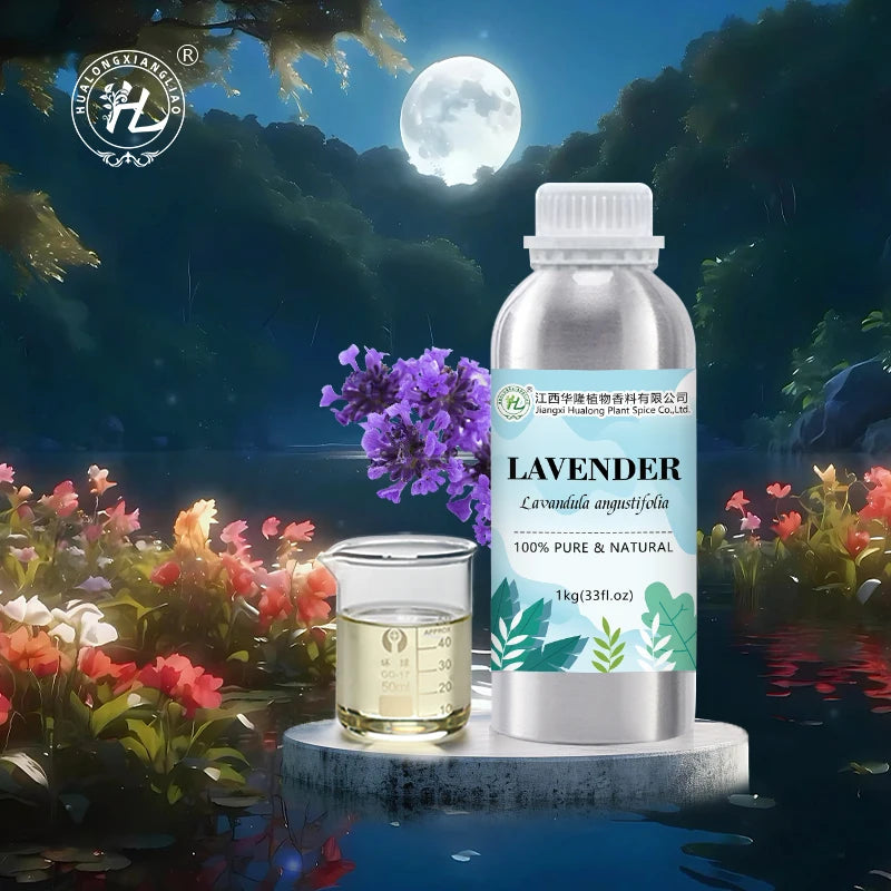 Organic Lavender Essential Oil Fragrance for Sleep - 100% Pure Natural Lavandula Angustifolia Scent Aromatherapy Oil | Bulk 1kg