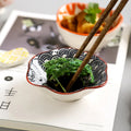 Various Color Eco-Friendly Ceramic Pottery Dish Small Irregular Soy Sauce Dipping Condiment Plate MOQ 20pcs