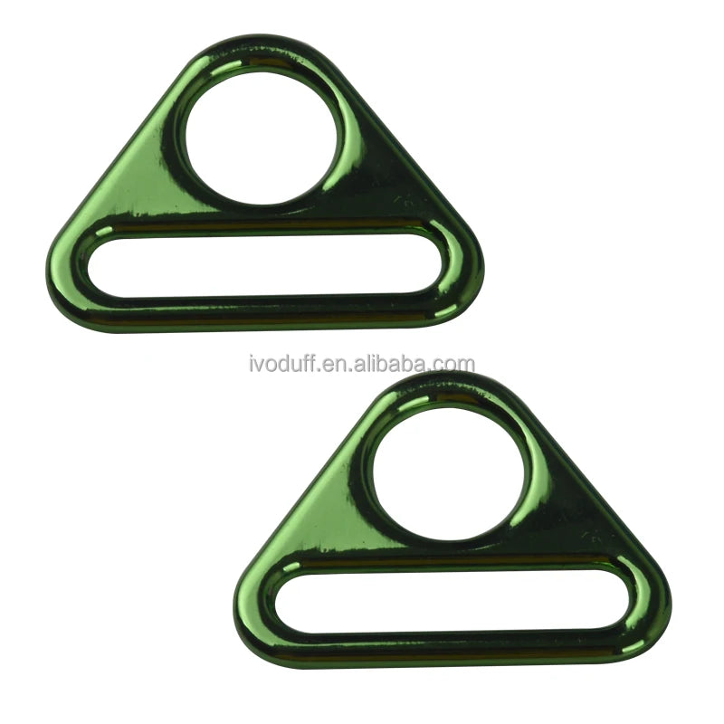 25mm Metal Triangle Handbag Buckles Purse Bag Webbing Strap Triangle Ring Connector