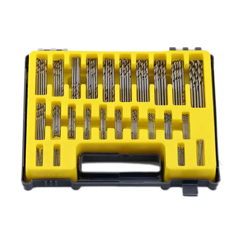150pcs Micro Small Size Twist Drill Bits 0.4 0.5 1.0 1.5 2.0 2.5 3.0 3.2mm HSS for PCB Jewels Drilling Carving Electric Tools